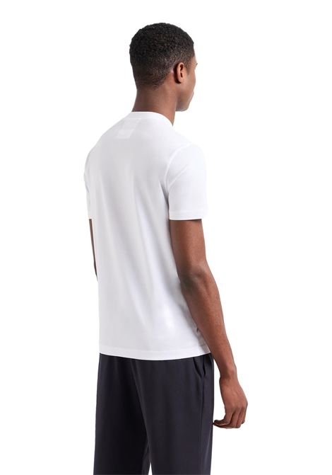 T-SHIRT IN JERSEY CON LOGO JACQUARD EMPORIO ARMANI | T-shirt | 8N1TD2 1JGYZ0146